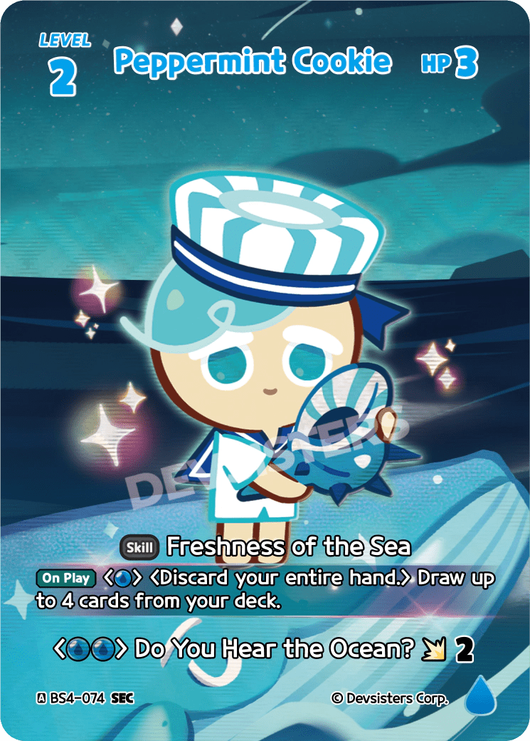 Peppermint Cookie - [BS4 - 074] (Age of Heroes and Kingdoms - SEC) Near Mint - Nick Nack's Full Frontal Attack