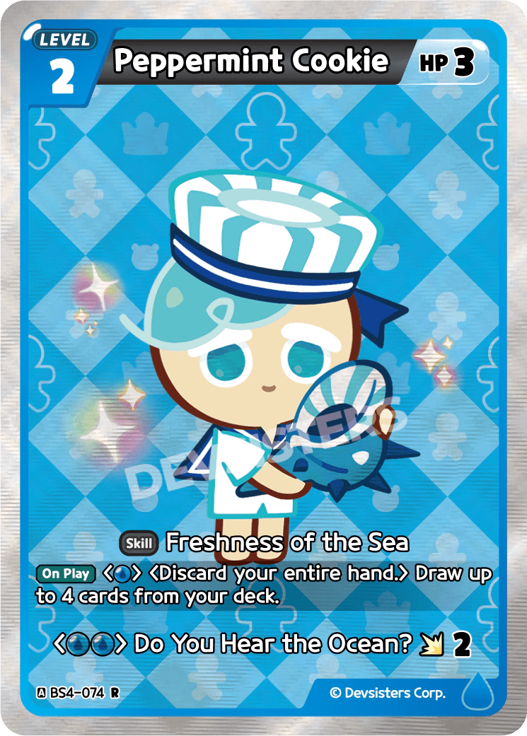 Peppermint Cookie - [BS4 - 074] (Age of Heroes and Kingdoms - R) Near Mint - Nick Nack's Full Frontal Attack