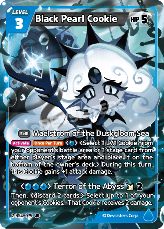 Black Pearl Cookie - [BS4 - 075] (Age of Heroes and Kingdoms - UR) Near Mint - Nick Nack's Full Frontal Attack