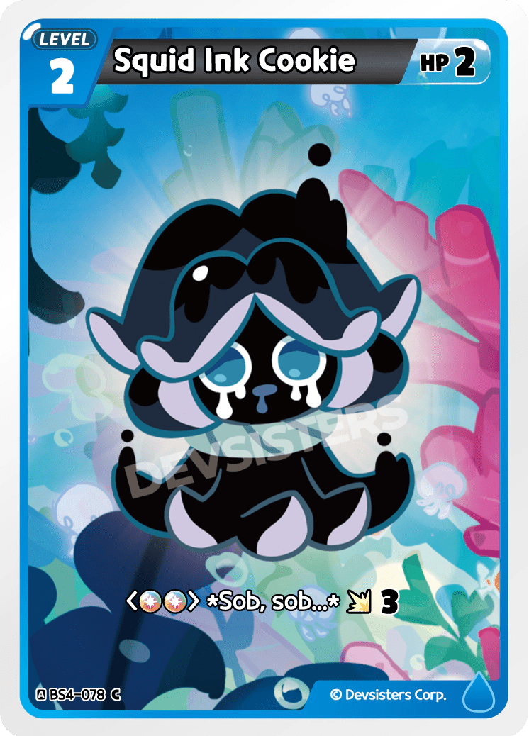 Squid Ink Cookie - [BS4 - 078] (Age of Heroes and Kingdoms - C) Near Mint - Nick Nack's Full Frontal Attack