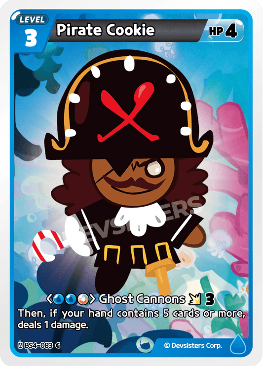 Pirate Cookie - [BS4 - 083] (Age of Heroes and Kingdoms - C) Near Mint - Nick Nack's Full Frontal Attack