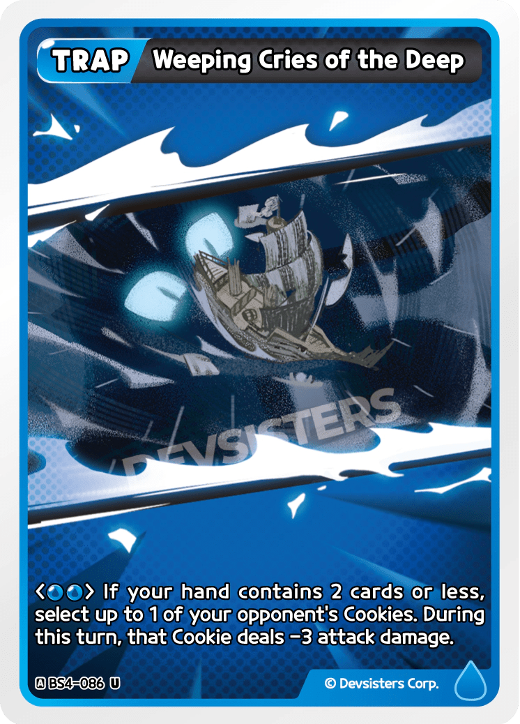 Weeping Cries of The Deep - [BS4 - 086] (Age of Heroes and Kingdoms - UC) Near Mint - Nick Nack's Full Frontal Attack