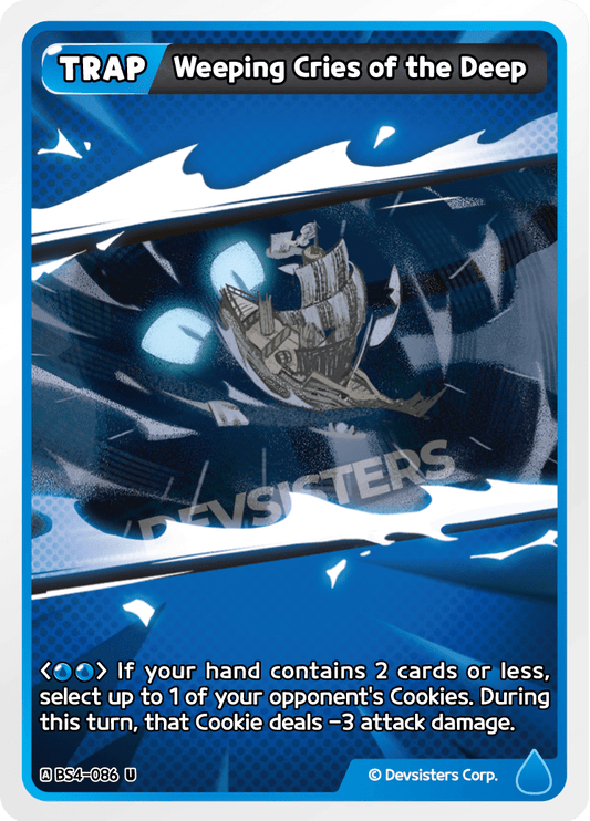 Weeping Cries of The Deep - [BS4 - 086] (Age of Heroes and Kingdoms - UC) Near Mint - Nick Nack's Full Frontal Attack