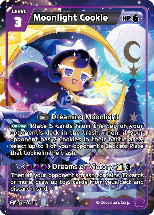 Moonlight Cookie - [BS4 - 089] (Age of Heroes and Kingdoms - UR) Near Mint - Nick Nack's Full Frontal Attack