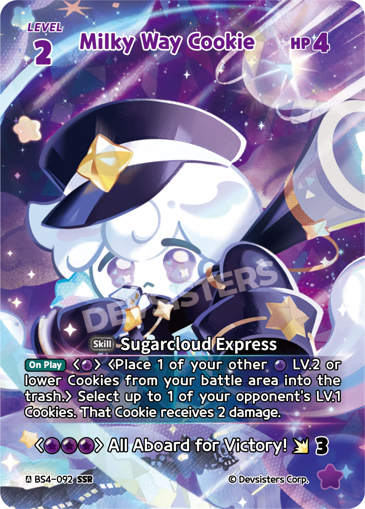 Milky Way Cookie - [BS4 - 092] (Age of Heroes and Kingdoms - SSR) Near Mint - Nick Nack's Full Frontal Attack