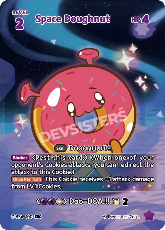 Space Doughnut - [BS4 - 100] (Age of Heroes and Kingdoms - SEC) Near Mint - Nick Nack's Full Frontal Attack