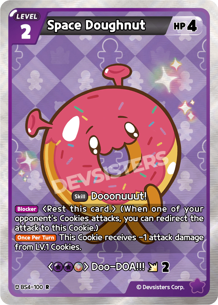 Space Doughnut - [BS4 - 100] (Age of Heroes and Kingdoms - R) Near Mint - Nick Nack's Full Frontal Attack