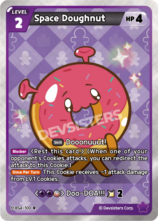 Space Doughnut - [BS4 - 100] (Age of Heroes and Kingdoms - R) Near Mint - Nick Nack's Full Frontal Attack