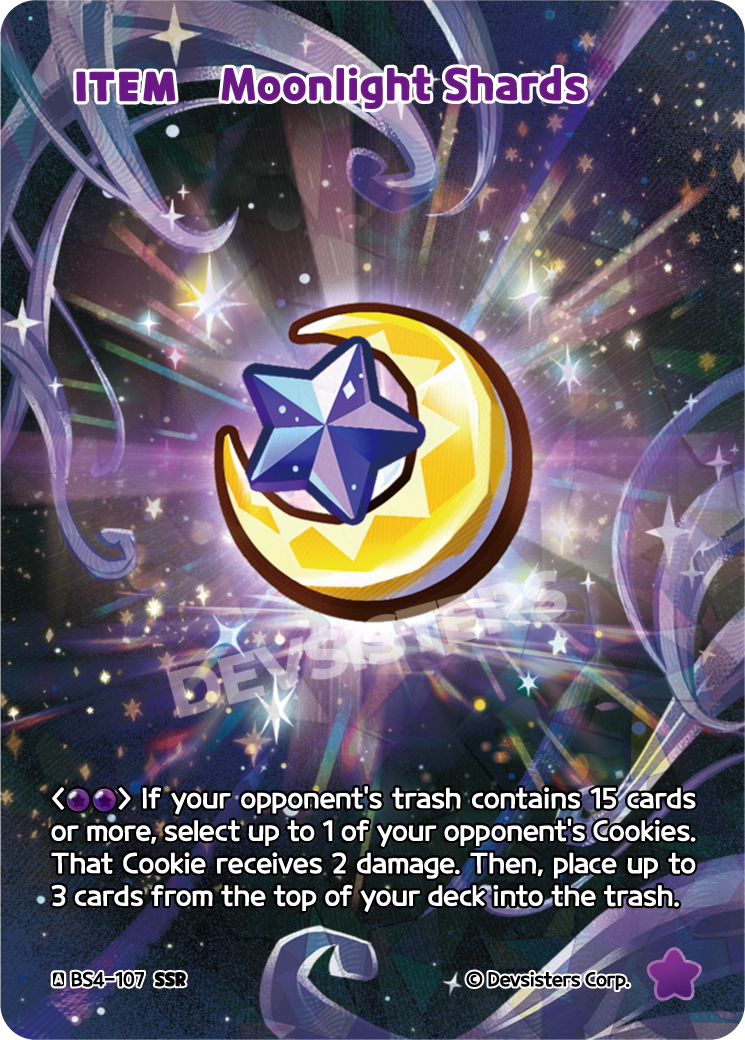Moonlight Shards - [BS4 - 107] (Age of Heroes and Kingdoms - SSR) Near Mint - Nick Nack's Full Frontal Attack