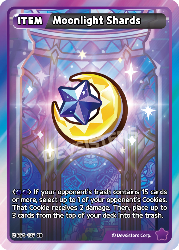 Moonlight Shards - [BS4 - 107] (Age of Heroes and Kingdoms - SR) Near Mint - Nick Nack's Full Frontal Attack
