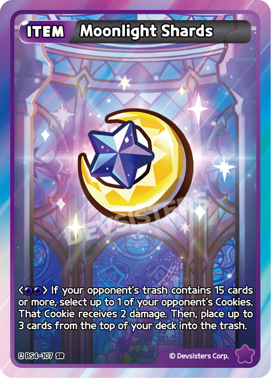 Moonlight Shards - [BS4 - 107] (Age of Heroes and Kingdoms - SR) Near Mint - Nick Nack's Full Frontal Attack