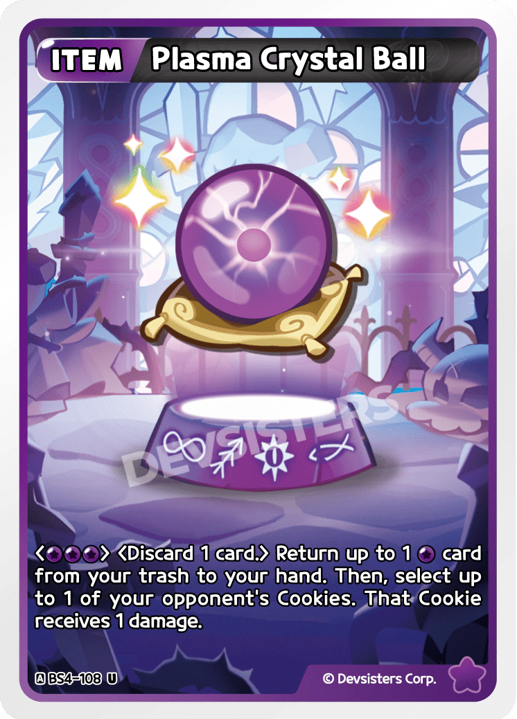 Plasma Crystal Ball - [BS4 - 108] (Age of Heroes and Kingdoms - UC) Near Mint - Nick Nack's Full Frontal Attack