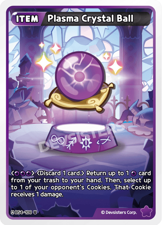 Plasma Crystal Ball - [BS4 - 108] (Age of Heroes and Kingdoms - UC) Near Mint - Nick Nack's Full Frontal Attack