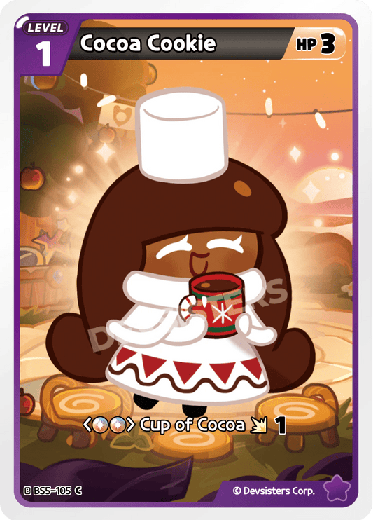 Cocoa Cookie - [BS5 - 105] (Cookies of Legend - C) Near Mint - Nick Nack's Full Frontal Attack