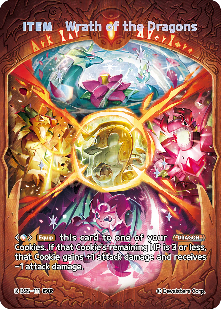 Wrath of The Dragons - [BS5 - 111] (Cookies of Legend - EXR) Near Mint - Nick Nack's Full Frontal Attack