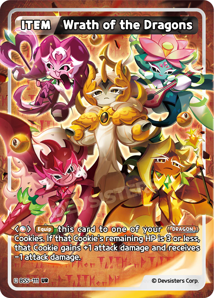 Wrath of The Dragons - [BS5 - 111] (Cookies of Legend - UR) Near Mint - Nick Nack's Full Frontal Attack
