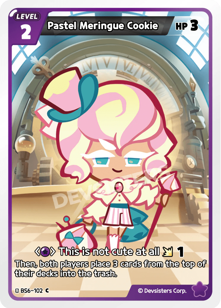 Pastel Meringue Cookie - [BS6 - 102] (Legends Awaken - C) Near Mint - Nick Nack's Full Frontal Attack