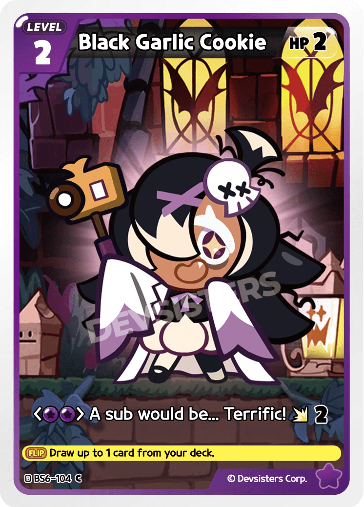 Black Garlic Cookie - [BS6 - 104] (Legends Awaken - C) Near Mint - Nick Nack's Full Frontal Attack