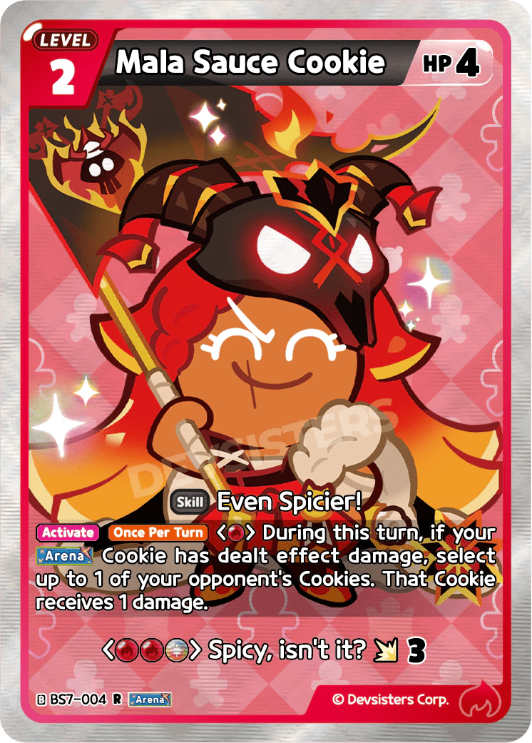 Mala Sauce Cookie - [BS7 - 004] (Arena of Glory - R) Near Mint - Nick Nack's Full Frontal Attack