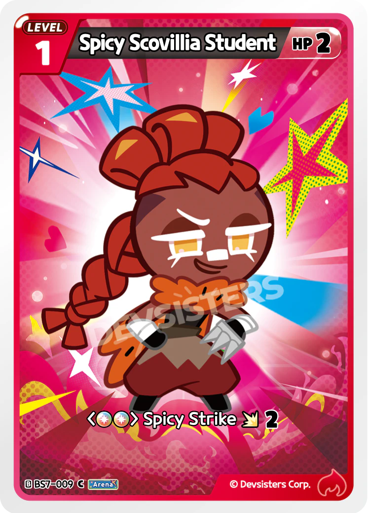 Spicy Scovillia Student - [BS7 - 009] (Arena of Glory - C) Near Mint - Nick Nack's Full Frontal Attack
