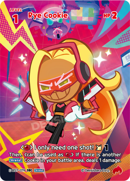 Rye Cookie - [BS7 - 019] (Arena of Glory - SEC) Near Mint - Nick Nack's Full Frontal Attack