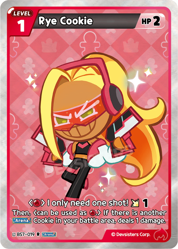 Rye Cookie - [BS7 - 019] (Arena of Glory - R) Near Mint - Nick Nack's Full Frontal Attack