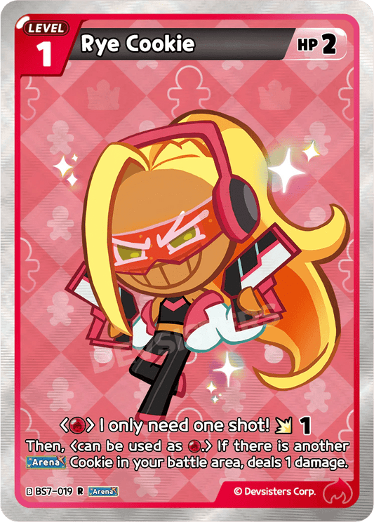 Rye Cookie - [BS7 - 019] (Arena of Glory - R) Near Mint - Nick Nack's Full Frontal Attack
