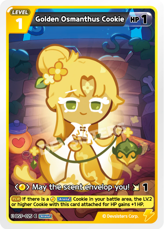 Golden Osmanthus Cookie - [BS7 - 025] (Arena of Glory - C) Near Mint - Nick Nack's Full Frontal Attack