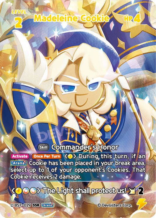Madeleine Cookie - [BS7 - 029] (Arena of Glory - SSR) Near Mint - Nick Nack's Full Frontal Attack