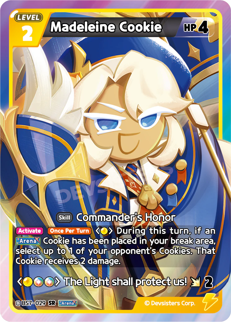 Madeleine Cookie - [BS7 - 029] (Arena of Glory - SR) Near Mint - Nick Nack's Full Frontal Attack