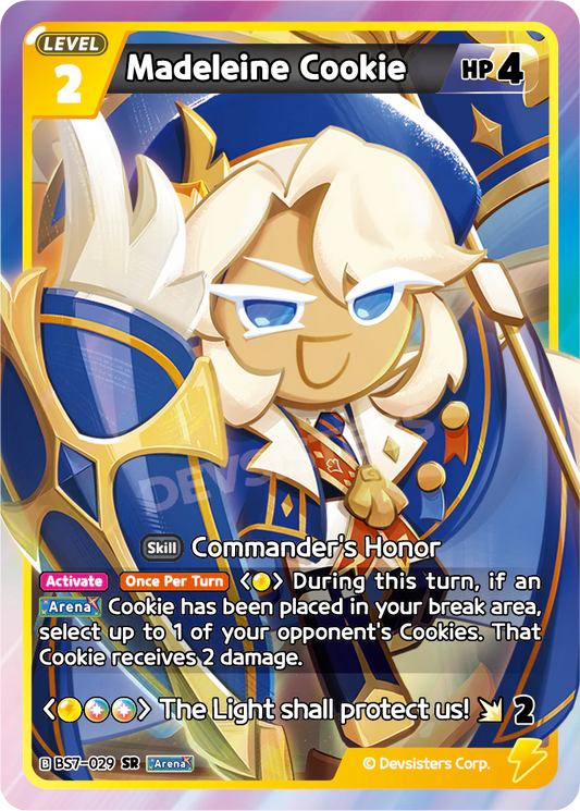 Madeleine Cookie - [BS7 - 029] (Arena of Glory - SR) Near Mint - Nick Nack's Full Frontal Attack
