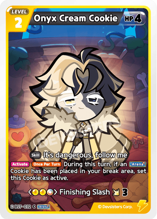 Onyx Cream Cookie - [BS7 - 032] (Arena of Glory - C) Near Mint - Nick Nack's Full Frontal Attack