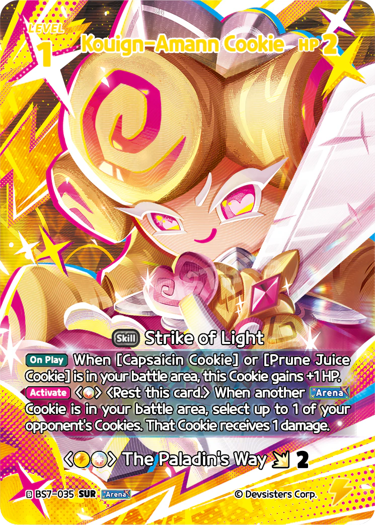 Kouign Amann Cookie - [BS7 - 035] (Arena of Glory - SUR) Near Mint - Nick Nack's Full Frontal Attack