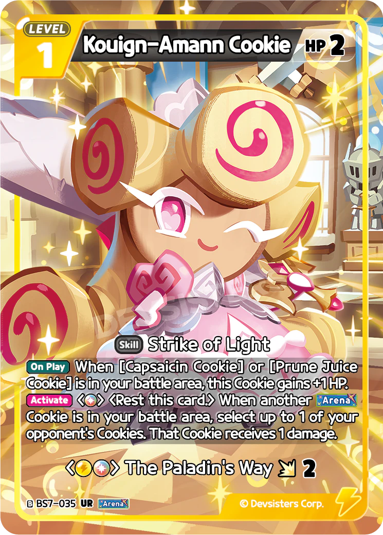 Kouign Amann Cookie - [BS7 - 035] (Arena of Glory - UR) Near Mint - Nick Nack's Full Frontal Attack