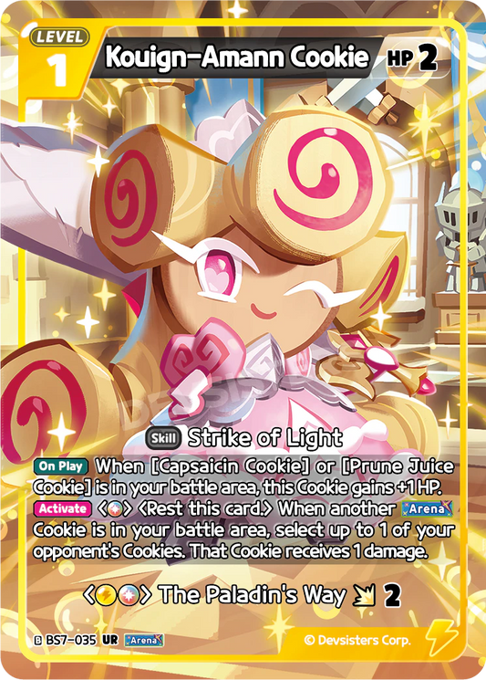 Kouign Amann Cookie - [BS7 - 035] (Arena of Glory - UR) Near Mint - Nick Nack's Full Frontal Attack