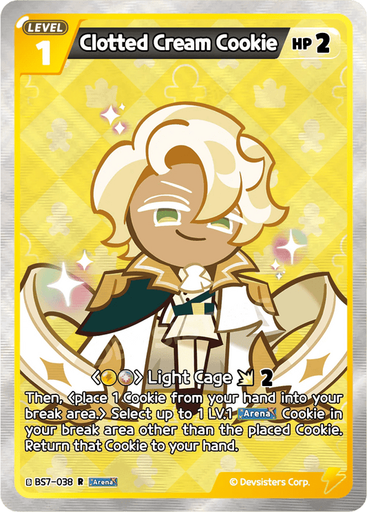 Clotted Cream Cookie - [BS7 - 038] (Arena of Glory - R) Near Mint - Nick Nack's Full Frontal Attack
