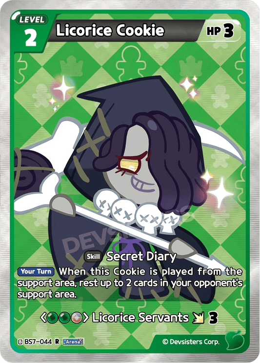 Licorice Cookie - [BS7 - 044] (Arena of Glory - R) Near Mint - Nick Nack's Full Frontal Attack