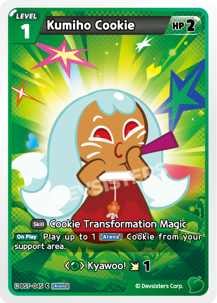 Kumiho Cookie - [BS7 - 045] (Arena of Glory - C) Near Mint - Nick Nack's Full Frontal Attack