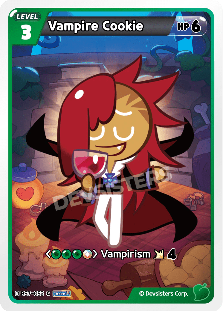 Vampire Cookie - [BS7 - 052] (Arena of Glory - C) Near Mint - Nick Nack's Full Frontal Attack