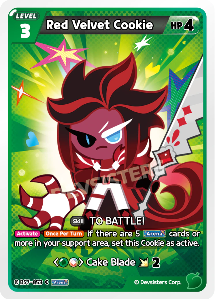 Red Velvet Cookie - [BS7 - 053] (Arena of Glory - C) Near Mint - Nick Nack's Full Frontal Attack