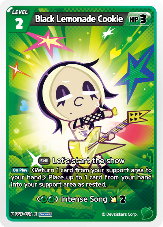 Black Lemonade Cookie - [BS7 - 054] (Arena of Glory - C) Near Mint - Nick Nack's Full Frontal Attack
