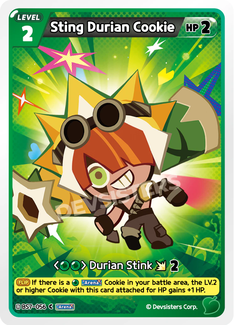Stin Durian Cookie - [BS7 - 056] (Arena of Glory - C) Near Mint - Nick Nack's Full Frontal Attack