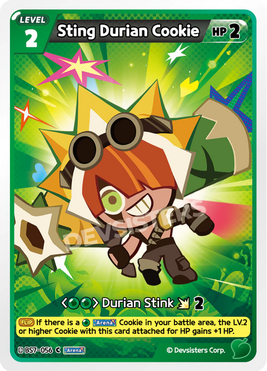 Stin Durian Cookie - [BS7 - 056] (Arena of Glory - C) Near Mint - Nick Nack's Full Frontal Attack