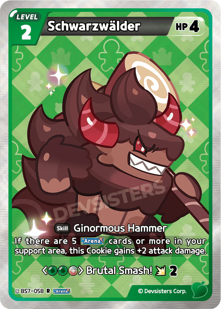 Schwarzwalder - [BS7 - 058] (Arena of Glory - R) Near Mint - Nick Nack's Full Frontal Attack