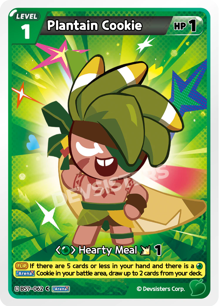 Plantain Cookie - [BS7 - 062] (Arena of Glory - C) Near Mint - Nick Nack's Full Frontal Attack