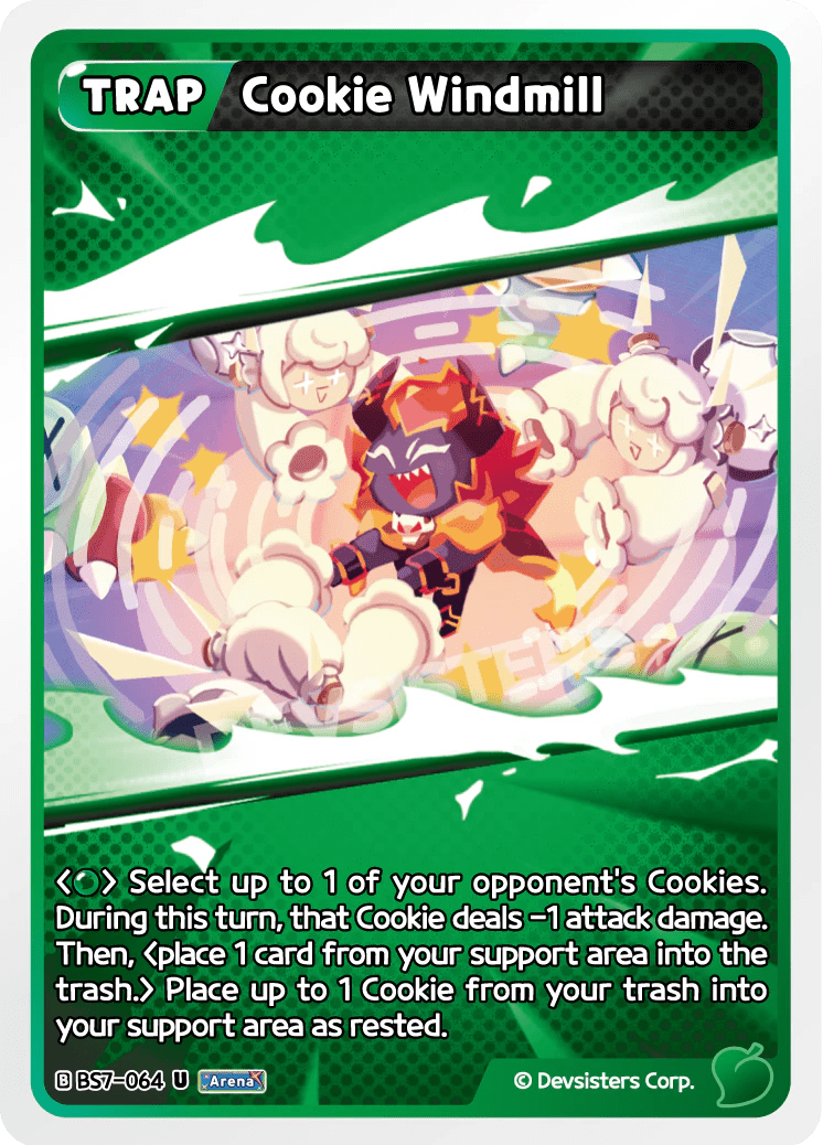 Cookie Windmill - [BS7 - 064] (Arena of Glory - UC) Near Mint - Nick Nack's Full Frontal Attack
