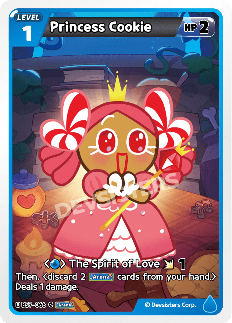 Princess Cookie - [BS7 - 066] (Arena of Glory - C) Near Mint - Nick Nack's Full Frontal Attack