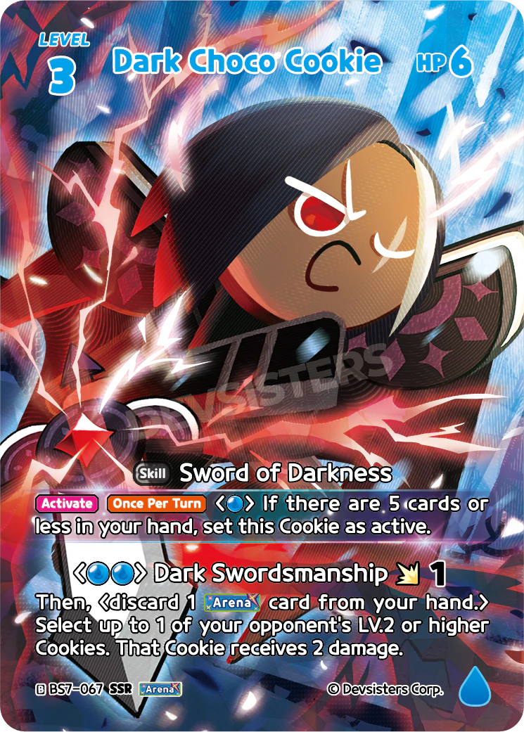 Dark Choco Cookie - [BS7 - 067] (Arena of Glory - SSR) Near Mint - Nick Nack's Full Frontal Attack