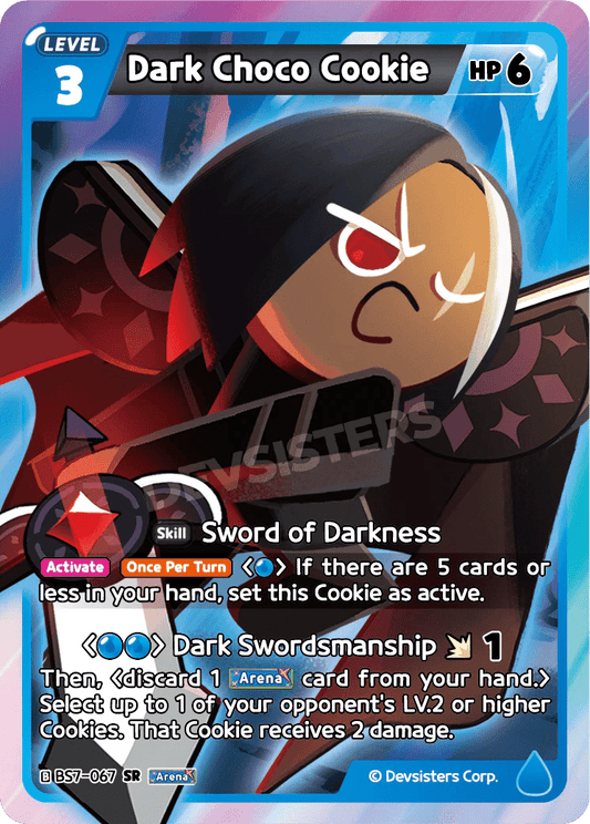 Dark Choco Cookie - [BS7 - 067] (Arena of Glory - SR) Near Mint - Nick Nack's Full Frontal Attack