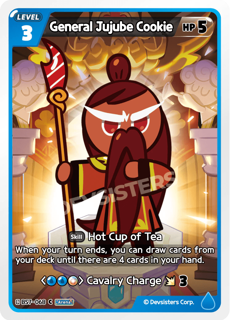 General Jujube Cookie - [BS7 - 068] (Arena of Glory - C) Near Mint - Nick Nack's Full Frontal Attack